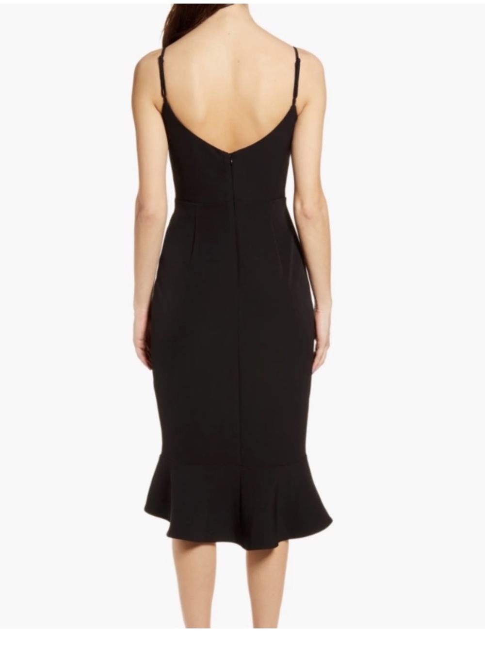 Bardot Kristen Peplum Flounce Dress Size 4 - Picture 3 of 11